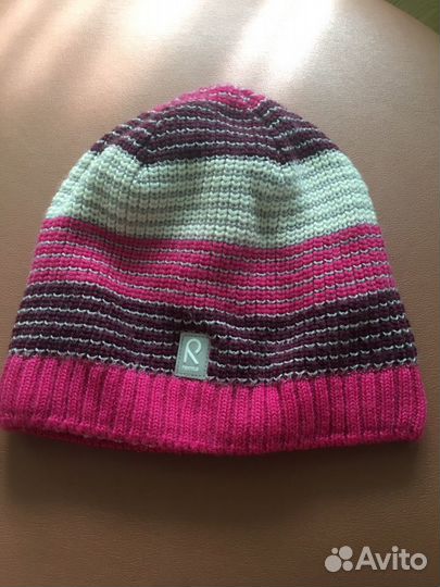 Шапочка на девочку 100 wool