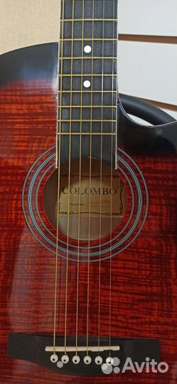 Акустическая гитара,санбест,с вырезом
