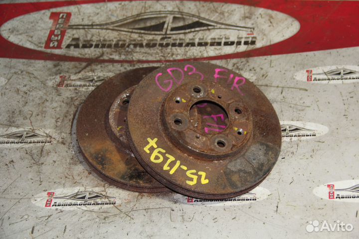 Тормозной диск перед c Honda Fit GD3 L15A