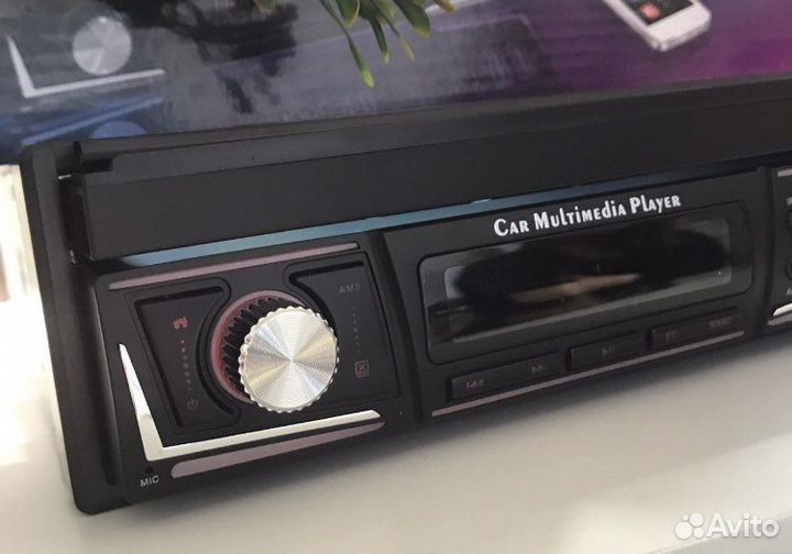 Магнитола Pioneer.ok 733 с выдвижным экраном