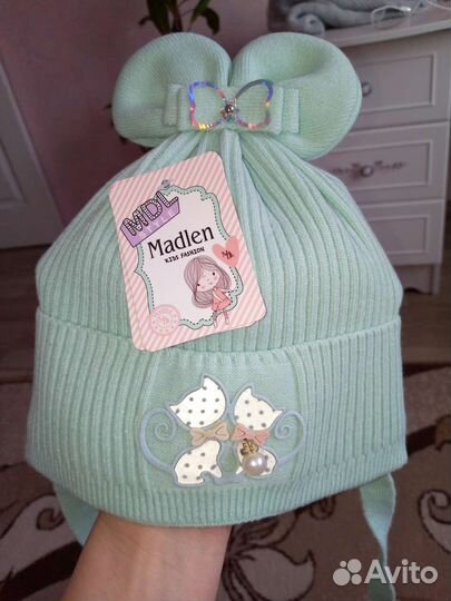 Шапочка для девочки весна