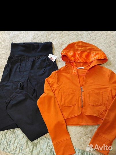 Брюки и зипка спортивные хлопок 46