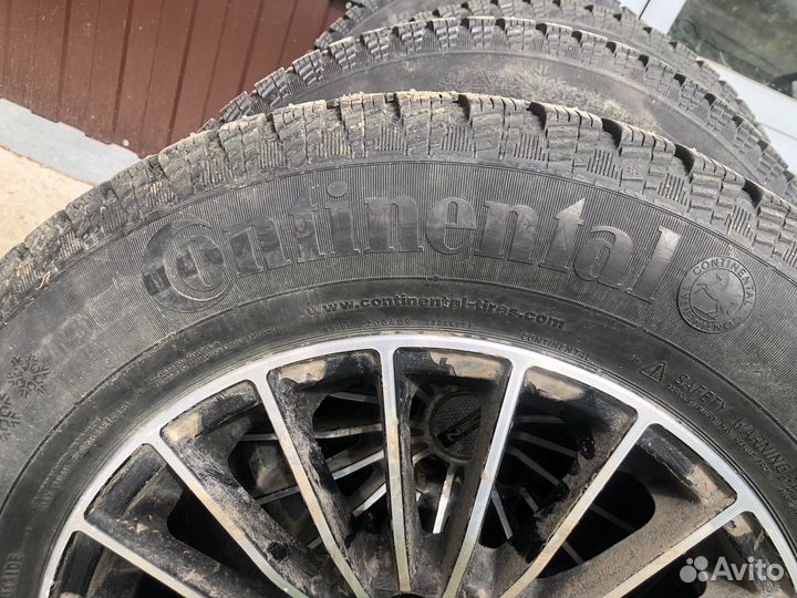Колеса в сборе continental 215 65 r16 зима