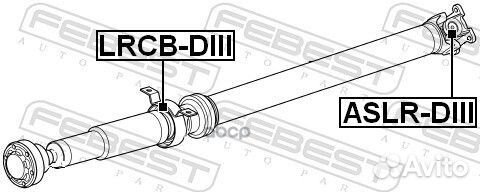 Подшипник опоры карданного вала land rover disc