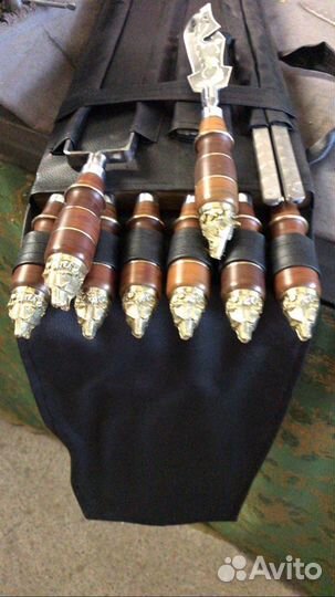 Шампура подарочные, ручки текстолит