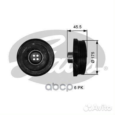 Шкив коленчатого вала BMW F21/E90/F30/F10/F25