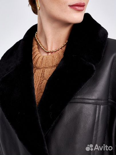 Короткая дубленка из натуральной овчины 46-52 р