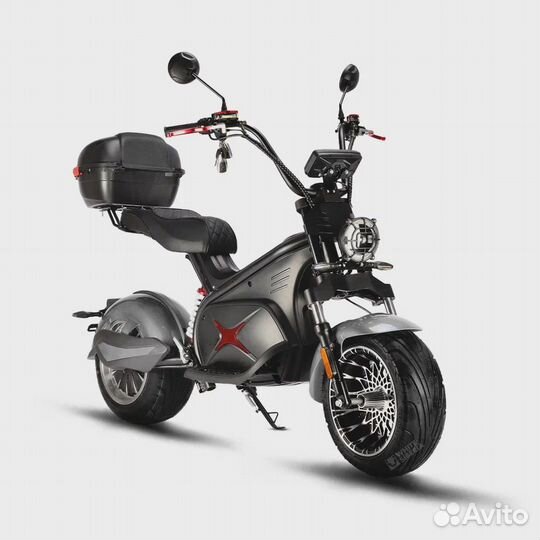 Электроскутер white siberia black SEA 5000W Silver