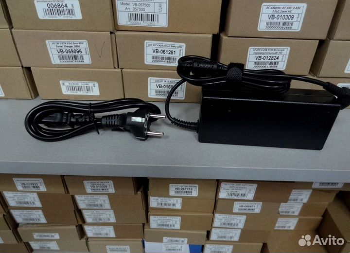 Блок питания для Asus A73S с сетевым кабелем