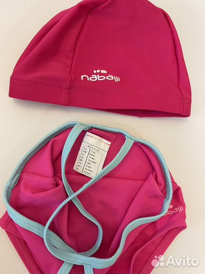 Купальник детский с шапочкой, на 77-83 см