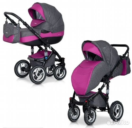 Детская коляска б/у Riko Brano 3 в 1