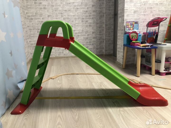 Детская горка пластиковая бу