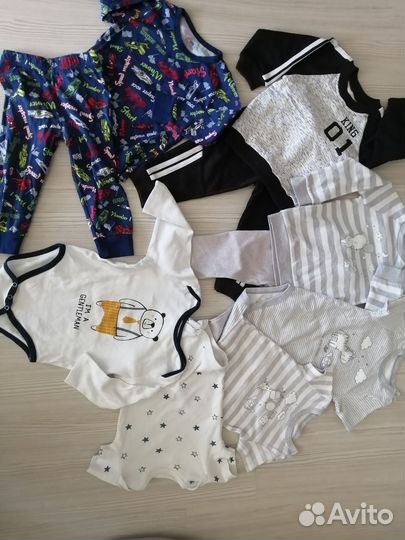 Вещи пакетом на мальчика 74 80