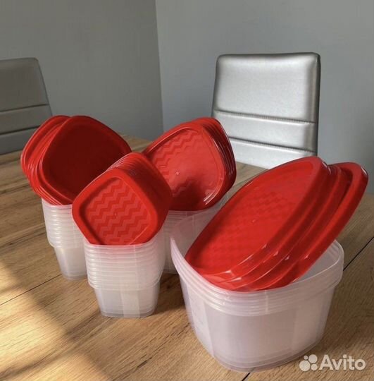 Контейнер пластиковый набор 15 30 шт