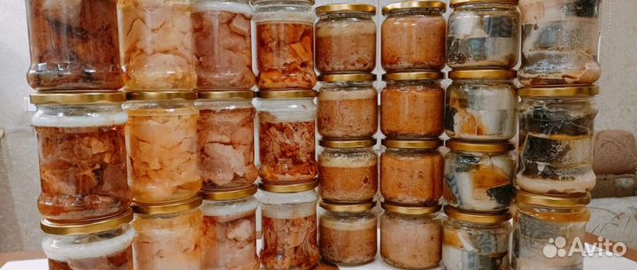 Тушенка, паштет, рыба, каши