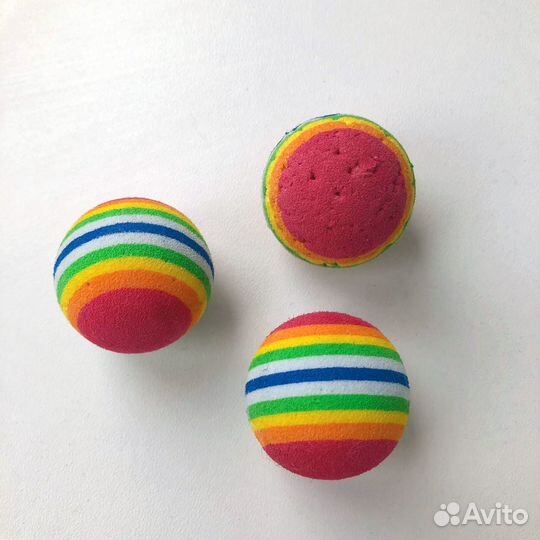 Мячики для кошек 13 штук (пакетом)