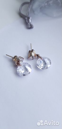 Серебро: колье, серьги, браслет