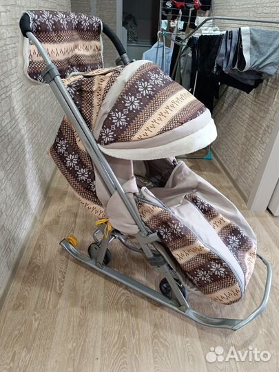 Коляска санки