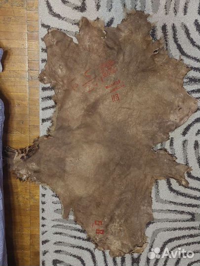 Ковёр накидка из овчины натуральной