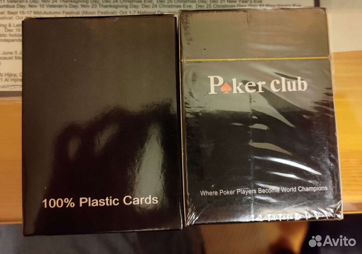 Игральные карты Poker club новые 3 колоды