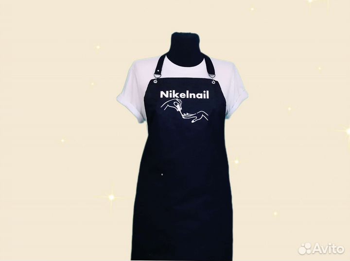 Фартук для мастера маникюра с логотипом