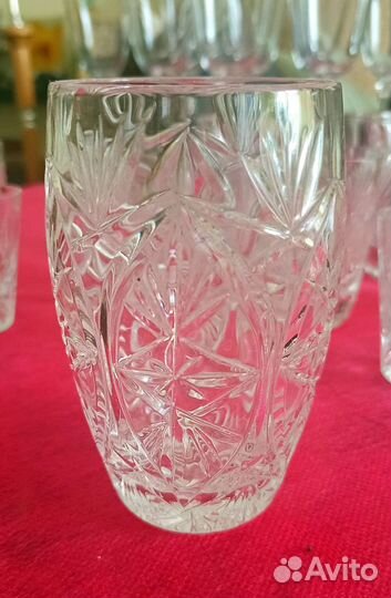 Фужеры, рюмки, бокалы, стопки хрусталь