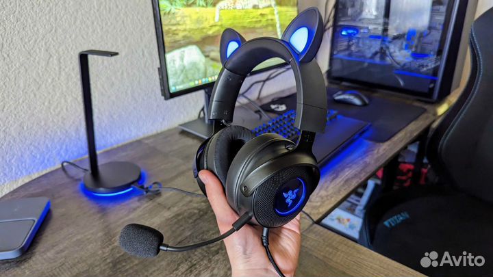 Проводная гарнитура Razer Kraken Kitty V2 Pro