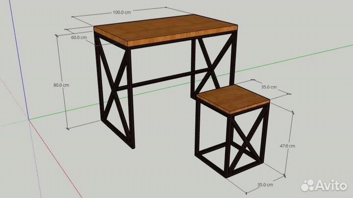 Мебель лофт