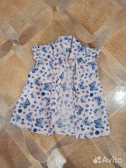 Рубашка для девочки 92