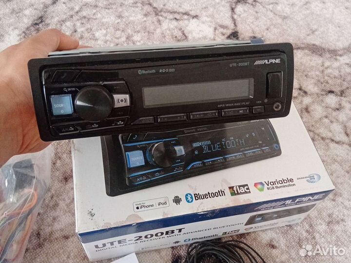 Магнитола alpine с bluetooth
