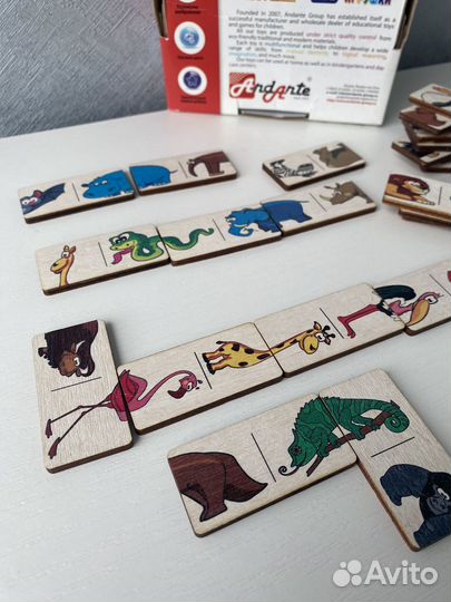 Домино деревянное