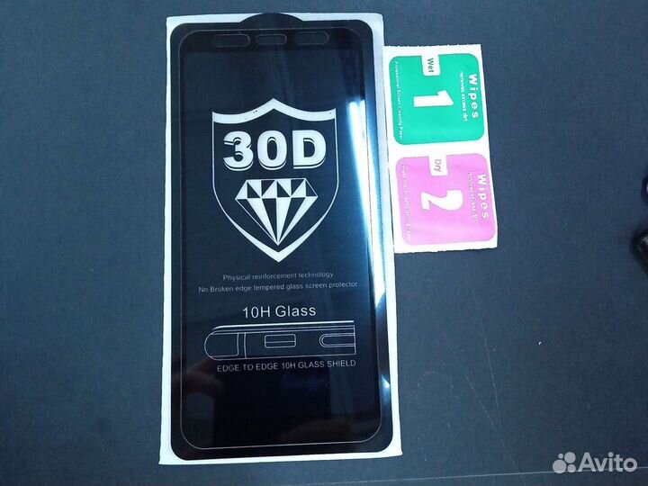 Защитное стекло на samsung A7 (18) /J8 (18) / A6 P