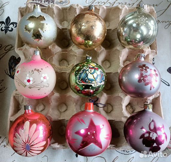 Елочные игрушки СССР