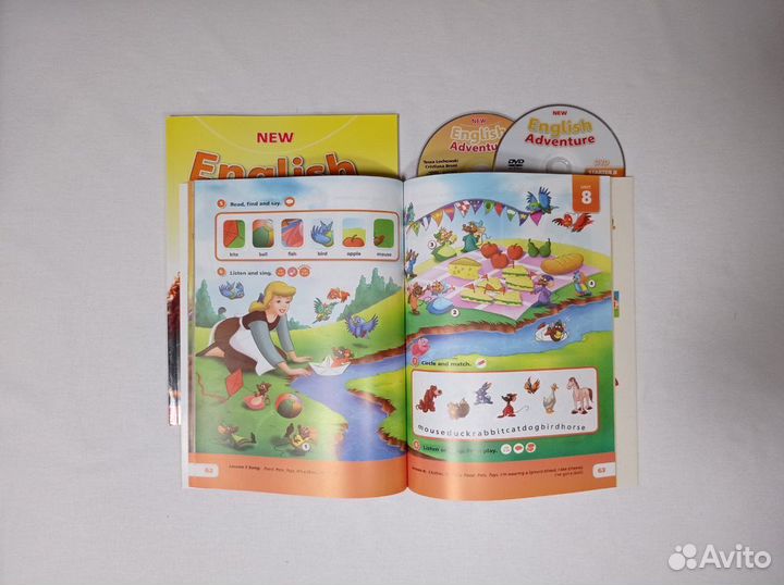 English Adventure starter B/ (AB,PB,CD) новый