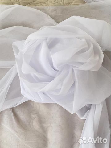 Ткань белый евро фатин