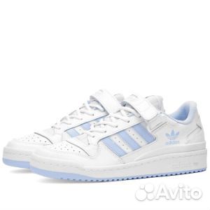 Женские кроссовки Adidas Forum Low W, белый/голубо