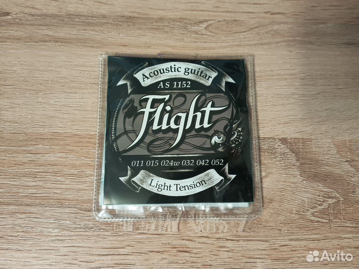 Струны для акустической гитары Flight