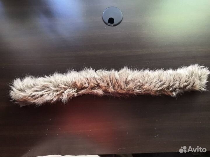Меховой воротник пристегивающийся иск мех