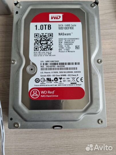Жесткий диск 1 тб wd red wd10efrx