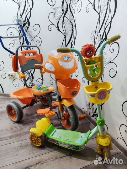 Самокат детский бу, велосипед детский бу