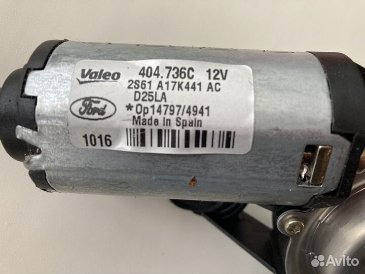 Мотор стеклоочистителя ford fusion/fiesta задний