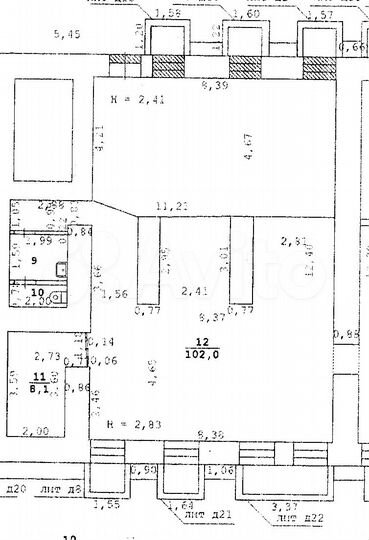 Свободного назначения, 102 м²