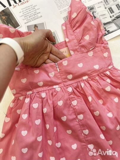 Платье детское с косынкой 98 104 110 116 122