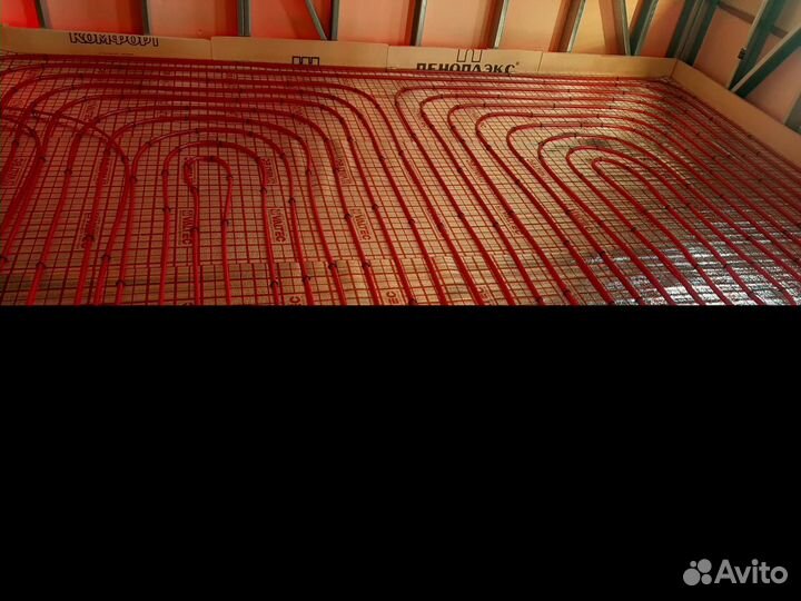 Монтаж водяного теплого пола