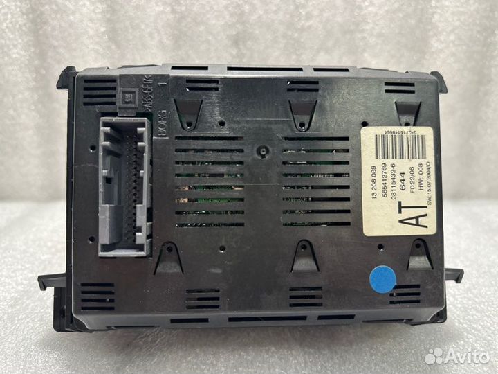 Монитор Opel Zafira B Z18XER 2007