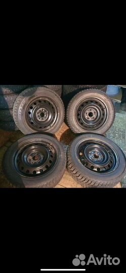 Зимний комплект колес 205/55/16 5/114,3