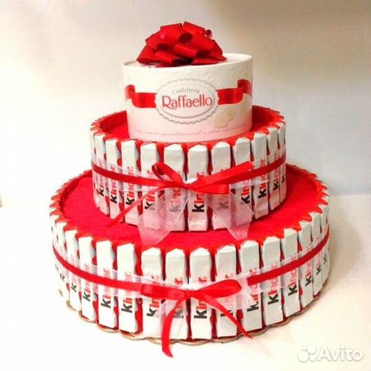 Сладкий букет из конфет