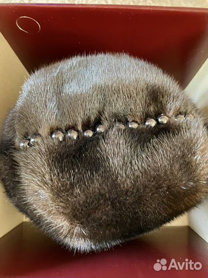 Шапка норковая новая