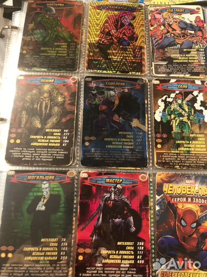 Карточки человек паук герои и злодеи