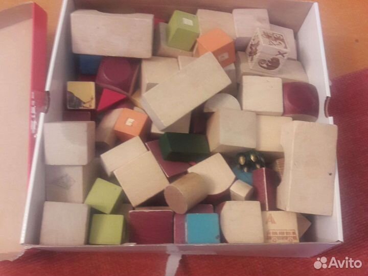 Кубики деревянные